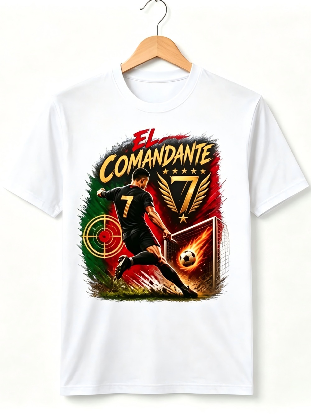 El Comandante 7 Portugal 2026 FIFA World Cup Match Day T-shirt Unisex
